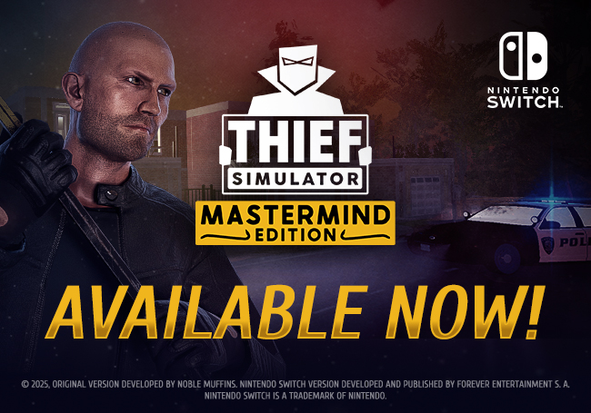 Thief Mastermind - Baner na WWW available now NS